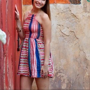 Open Back Tribal Dress